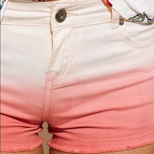 Pink Ombré Shorts